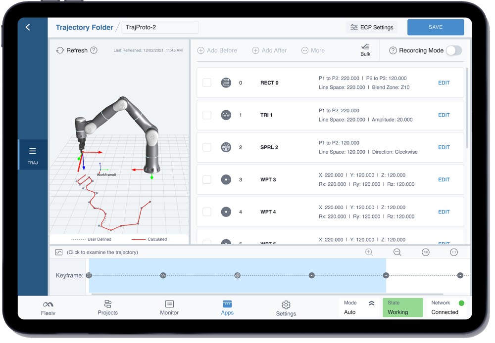 Intuitive Trajectory Editing