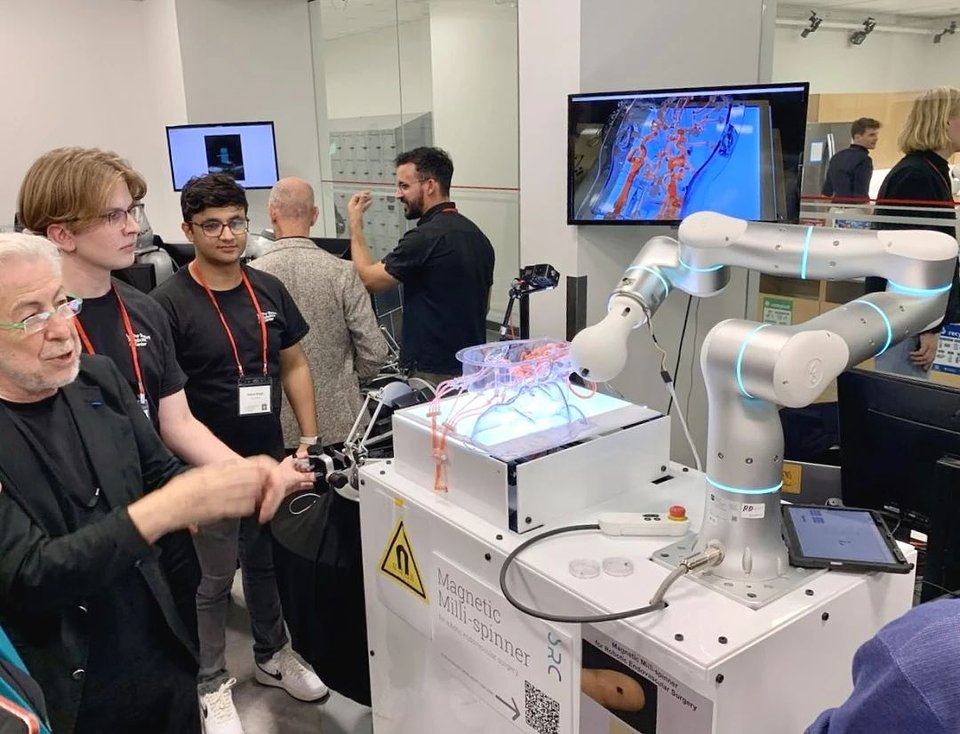 Multiple Flexiv adaptive robots working collaboratively at SRC